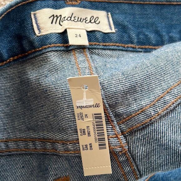 Madewell The Perfect Jean Short: Step-Hem Edition 24 NEW - Picture 7 of 7